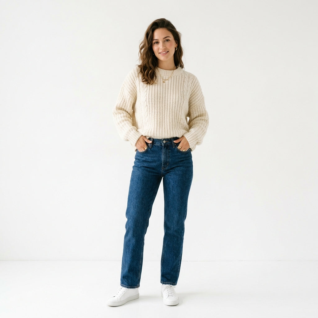 Cozy Cable Knit Sweater – Effortless Style for Every Season