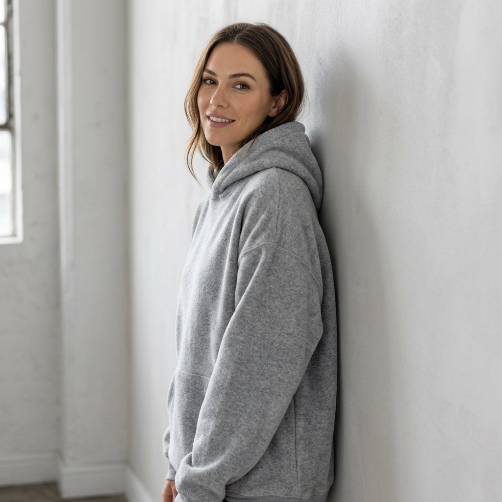 Cozy Fleece Pullover Hoodie – Perfect Comfort in Every Season