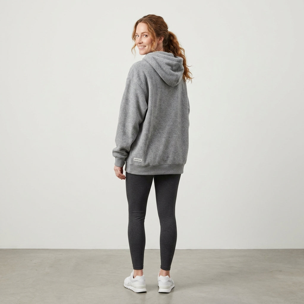 Cozy Fleece Pullover Hoodie – Perfect Comfort in Every Season